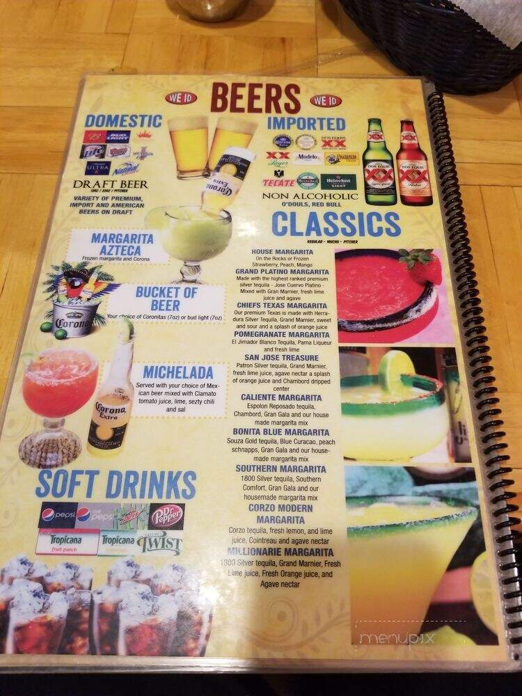 Nueva Villa - Hartsville, SC menu_pic