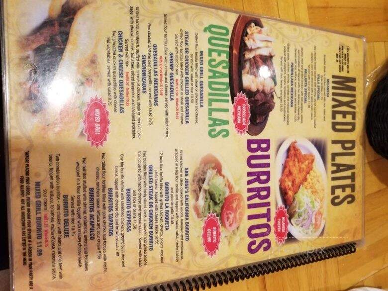 Nueva Villa - Hartsville, SC menu_pic