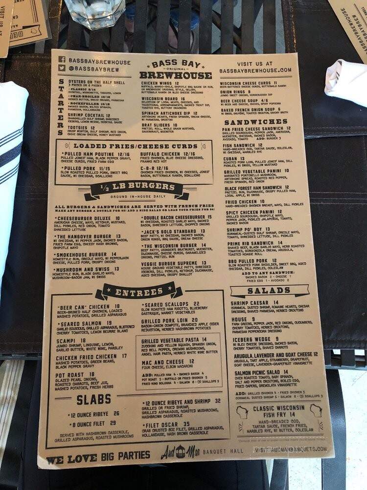 Bass Bay Brewhouse - Muskego, WI