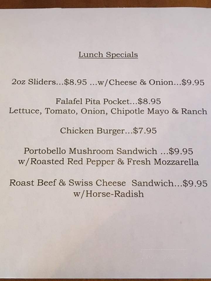 The Cottage Bar - Teaneck, NJ menu_pic