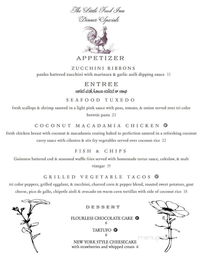 Little Food Cafe - Pompton Plains, NJ menu_pic