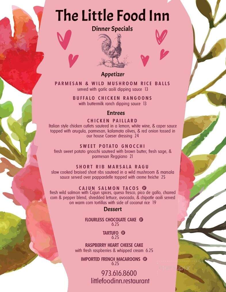 Little Food Cafe - Pompton Plains, NJ menu_pic