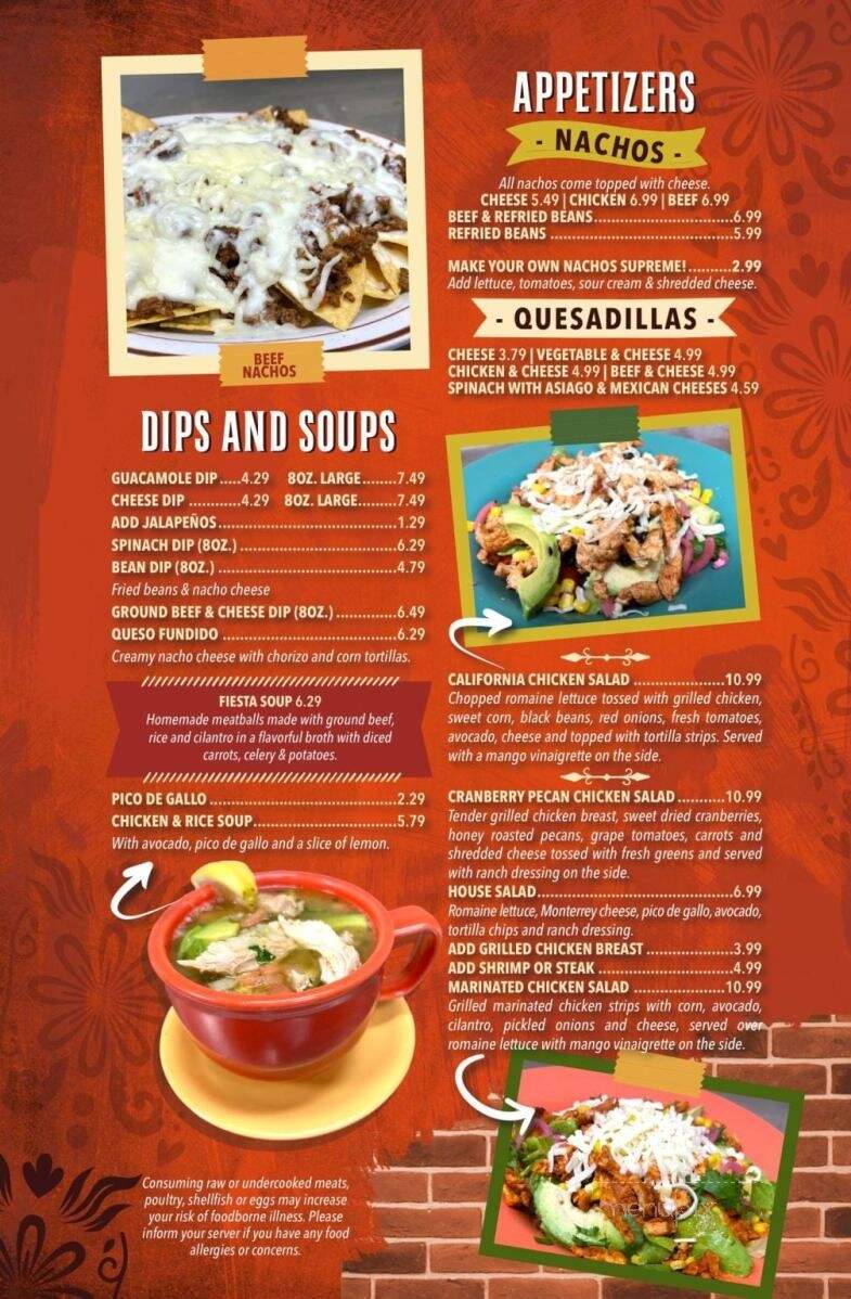 Rancho Fiesta - Mansfield, OH menu_pic