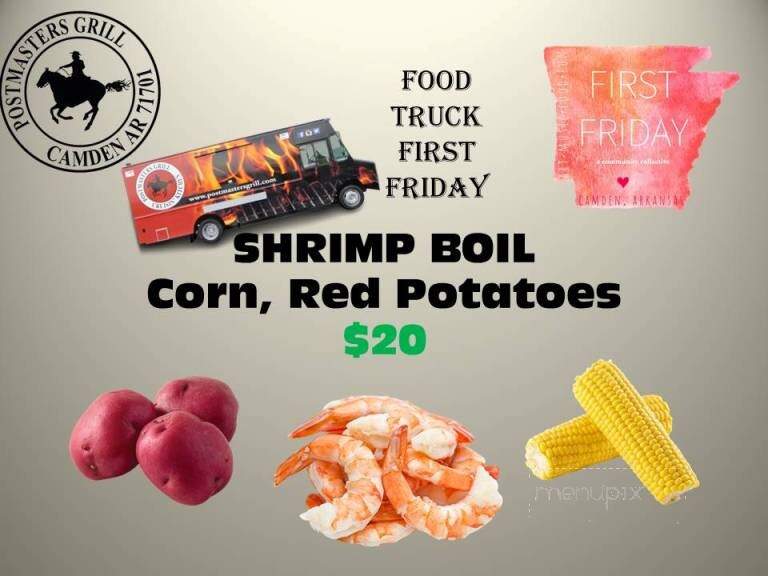 Postmasters Grill - Camden, AR menu_pic