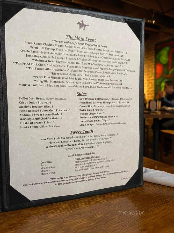 Postmasters Grill - Camden, AR menu_pic