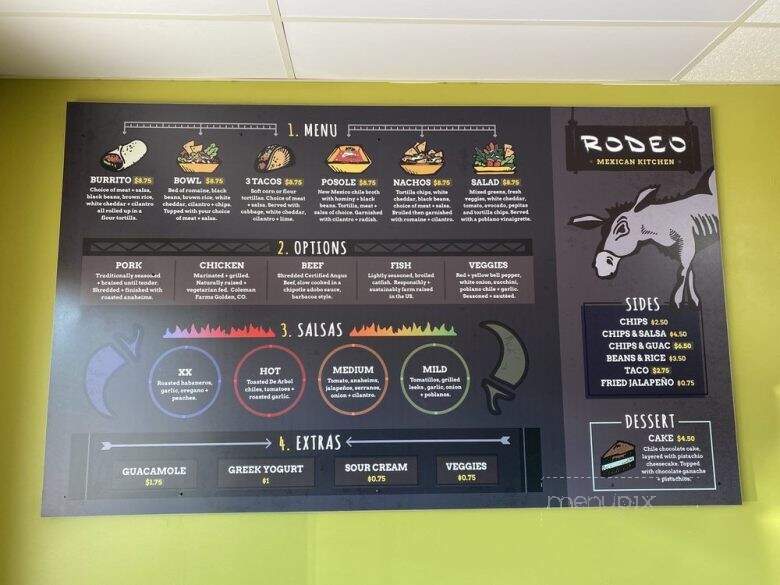 Rodeo Mexican Kitchen - Houghton, MI menu_pic