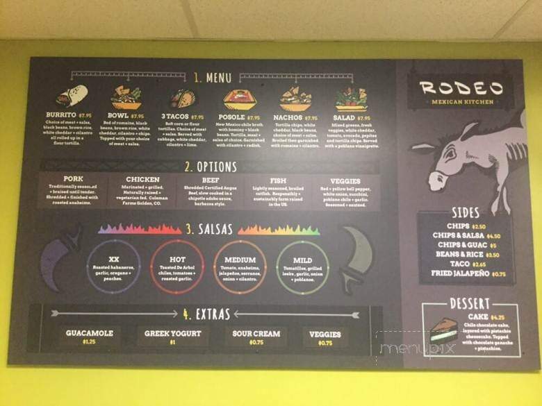 Rodeo Mexican Kitchen - Houghton, MI menu_pic