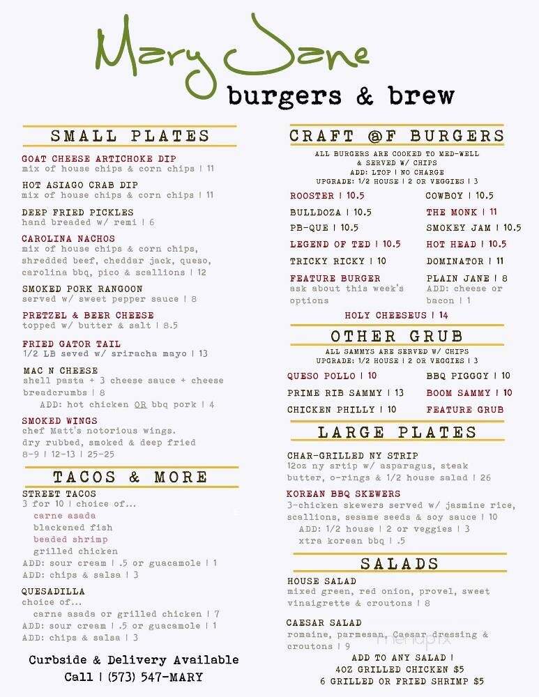 Mary Jane Burgers & Brew - Perryville, MO