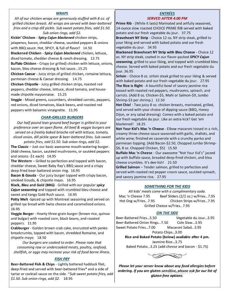 Carson's Woodside Tavern - Malta, NY menu_pic