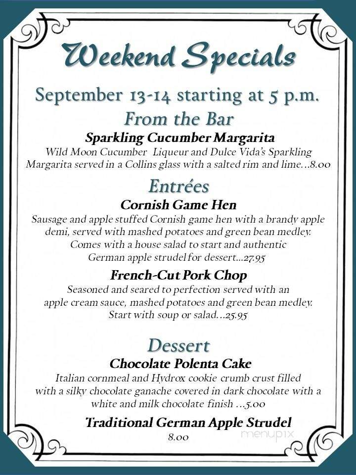 Carson's Woodside Tavern - Malta, NY menu_pic