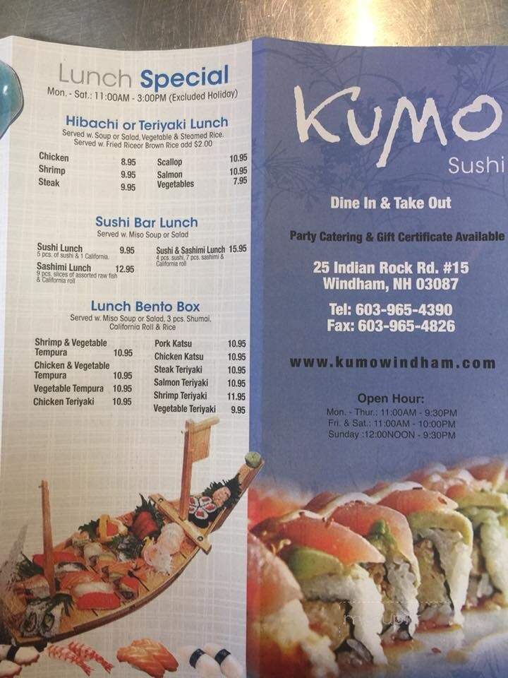 Kumo Sushi - Windham, NH