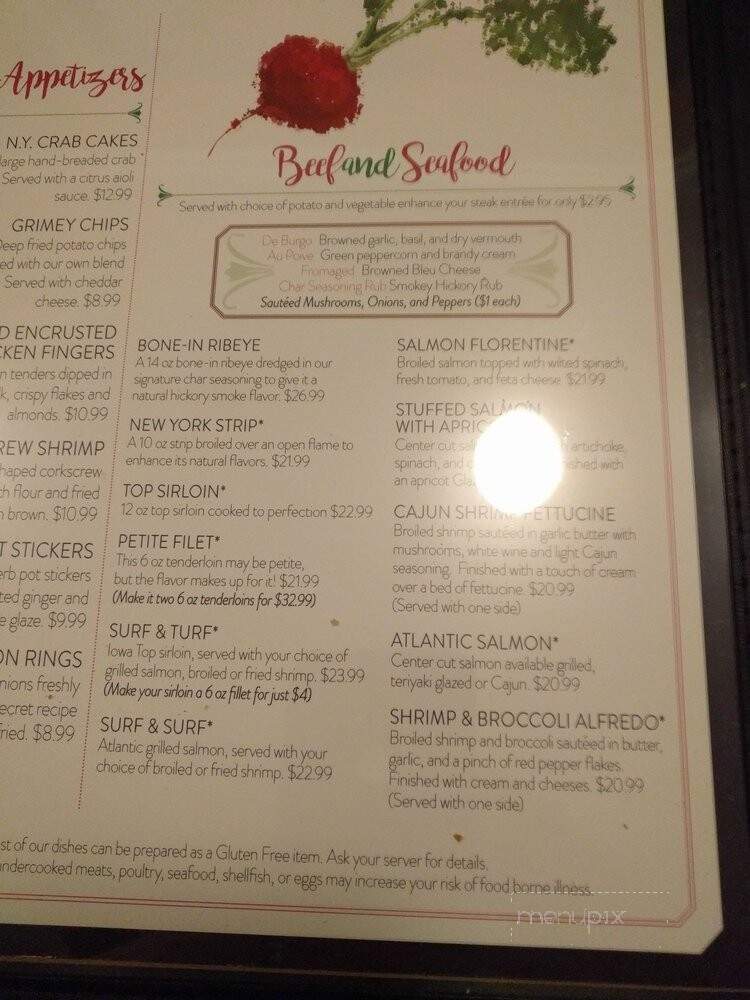 The Radish - Grimes, IA menu_pic