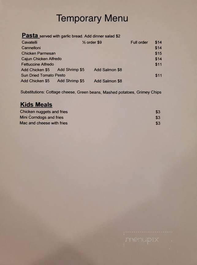 The Radish - Grimes, IA menu_pic