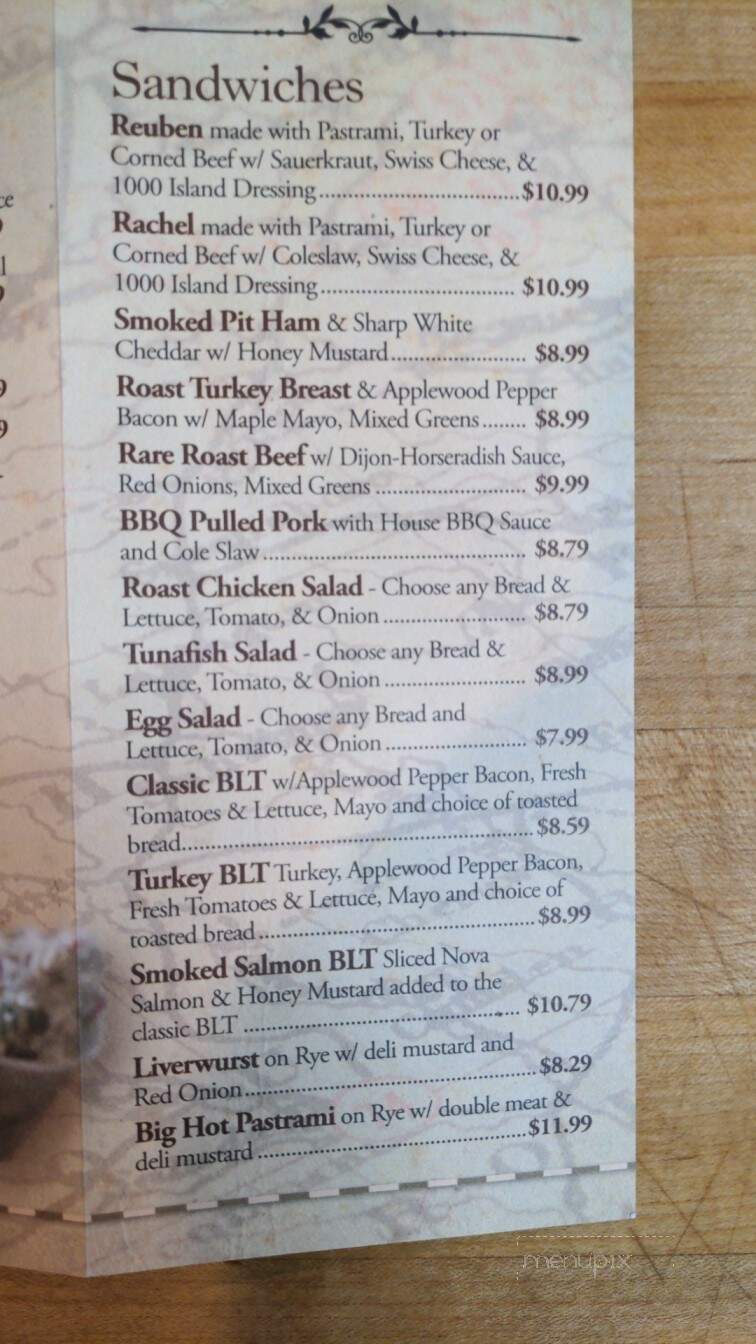 Mountain Deli - Hendersonville, NC menu_pic