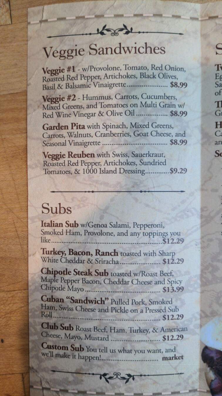 Mountain Deli - Hendersonville, NC menu_pic