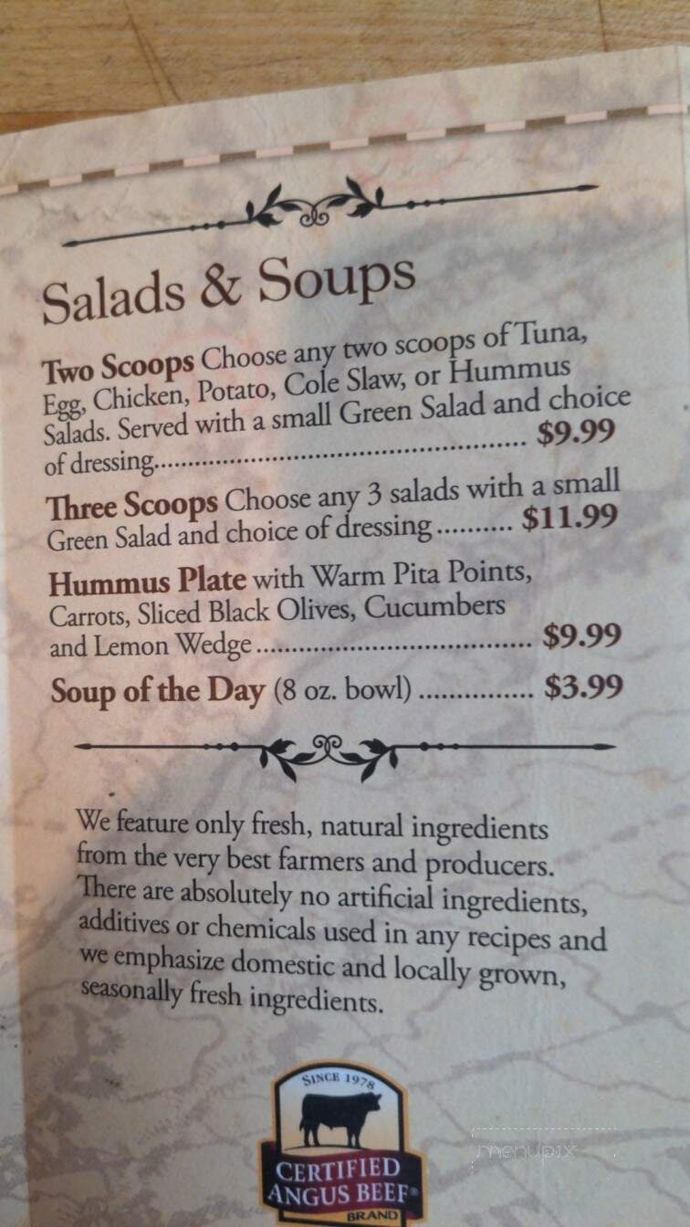 Mountain Deli - Hendersonville, NC menu_pic