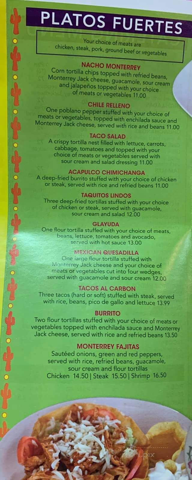 Monterrey Mexican Restaurant - Bristol, CT