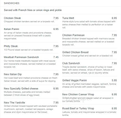 Wildflowers Too - Yardville, NJ menu_pic