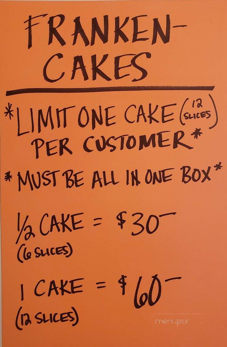 Cheesecake Machismo - Albany, NY menu_pic