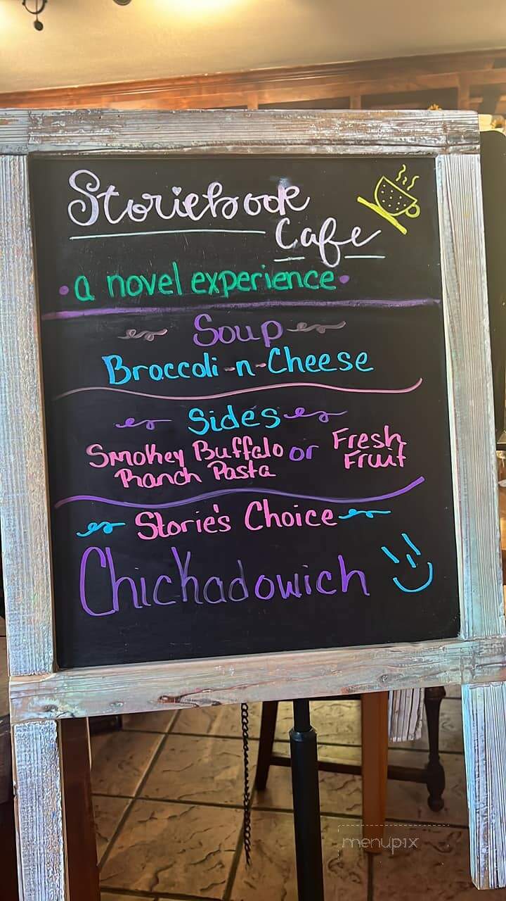 Storiebook Cafe - Glen Rose, TX menu_pic