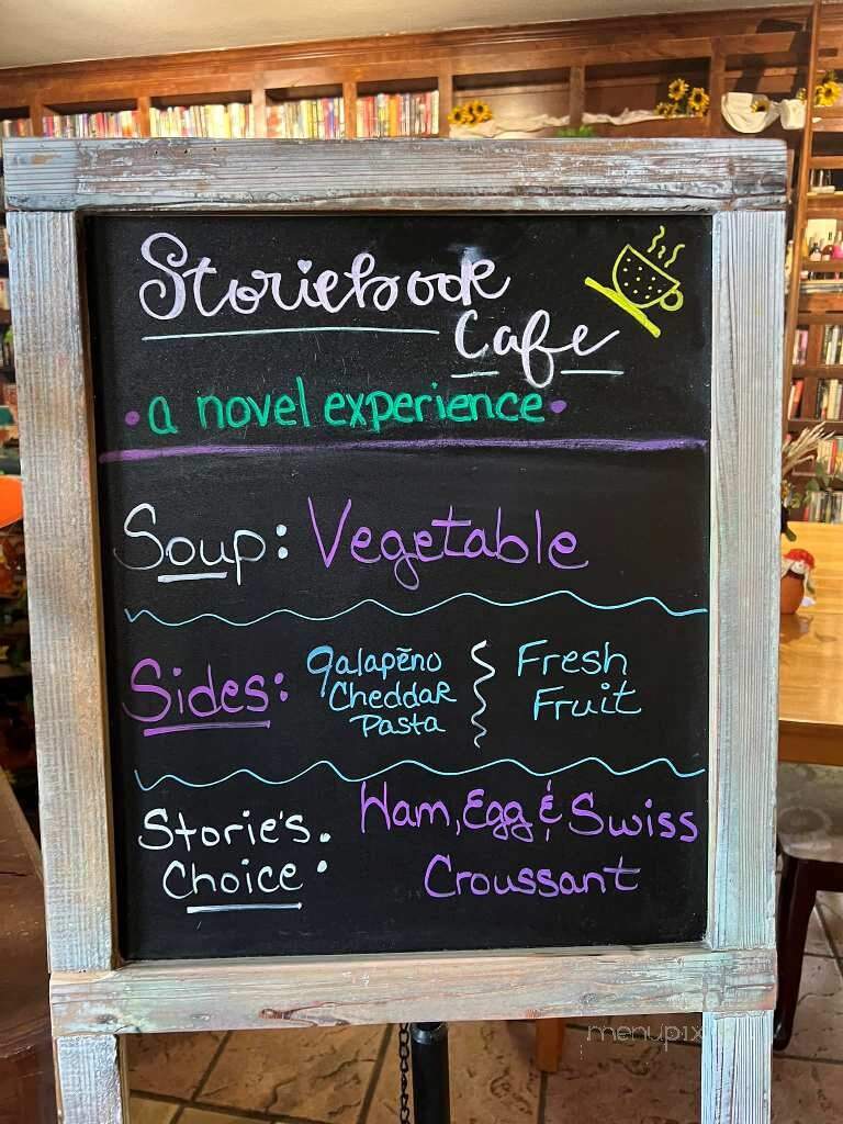 Storiebook Cafe - Glen Rose, TX menu_pic