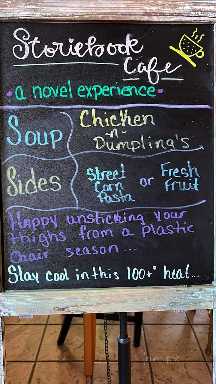 Storiebook Cafe - Glen Rose, TX menu_pic