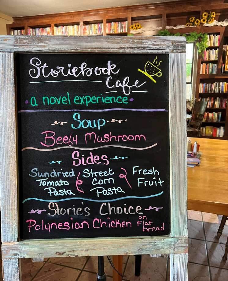 Storiebook Cafe - Glen Rose, TX menu_pic