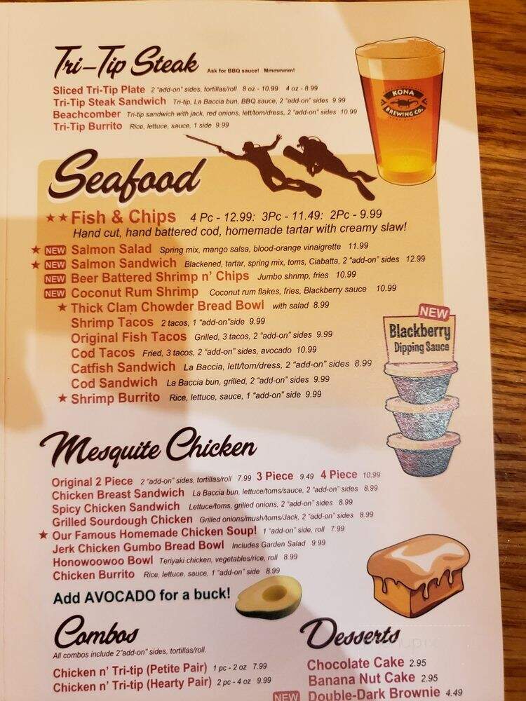 Getaway Cafe - Bakersfield, CA menu_pic