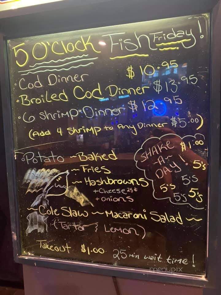 Gangsters Bar & Grill - Hazel Green, WI menu_pic