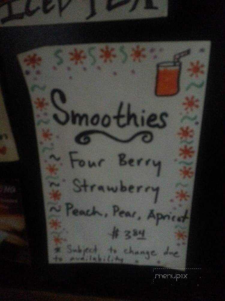 Fillin' Station Coffeehouse - Mankato, MN menu_pic