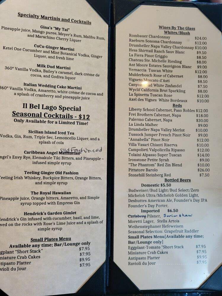 Il Bellagio - Saint Louis, MO menu_pic