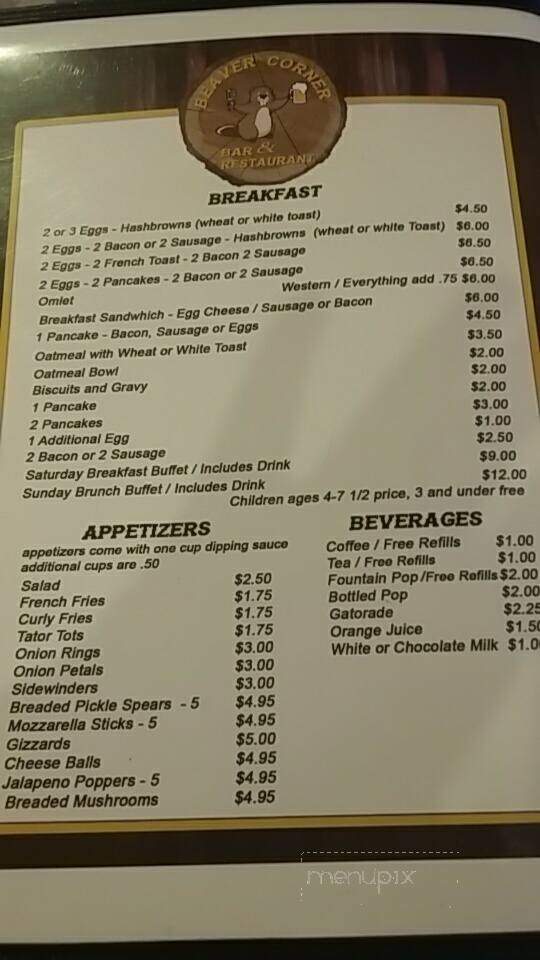 Beaver Bakery & Cafe - Beaver Crossing, NE menu_pic