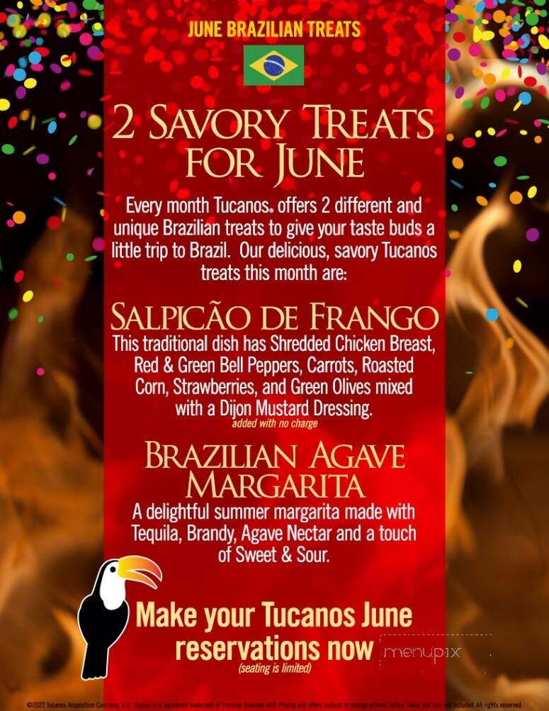 Tuscanos Brazilian Grill - Albuquerque, NM menu_pic