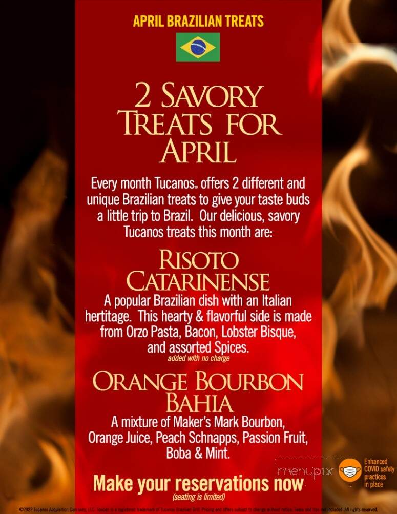 Tuscanos Brazilian Grill - Albuquerque, NM menu_pic