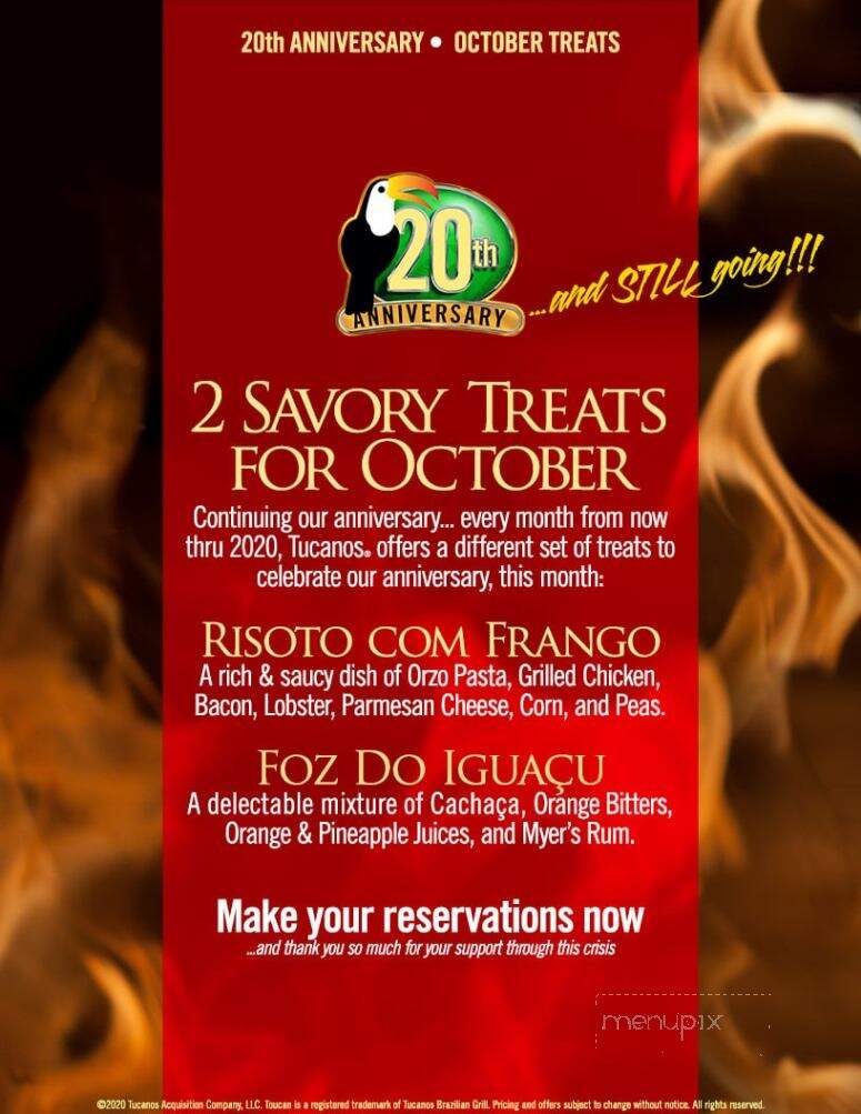 Tuscanos Brazilian Grill - Albuquerque, NM menu_pic