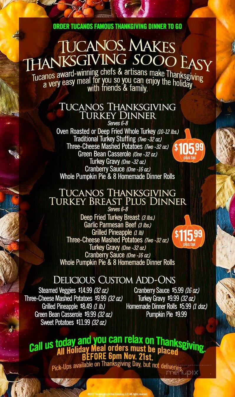 Tuscanos Brazilian Grill - Albuquerque, NM menu_pic