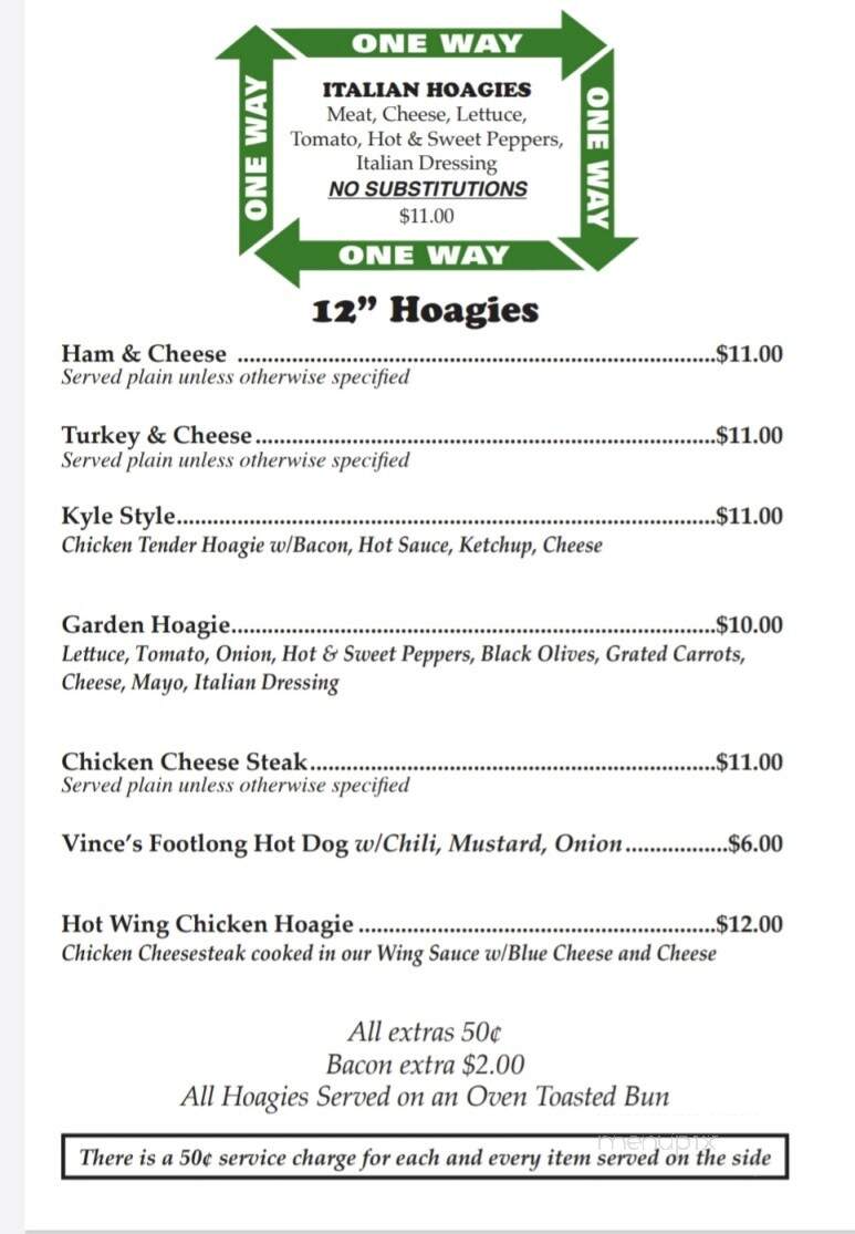 Ferri's Pizza - Moscow, PA menu_pic