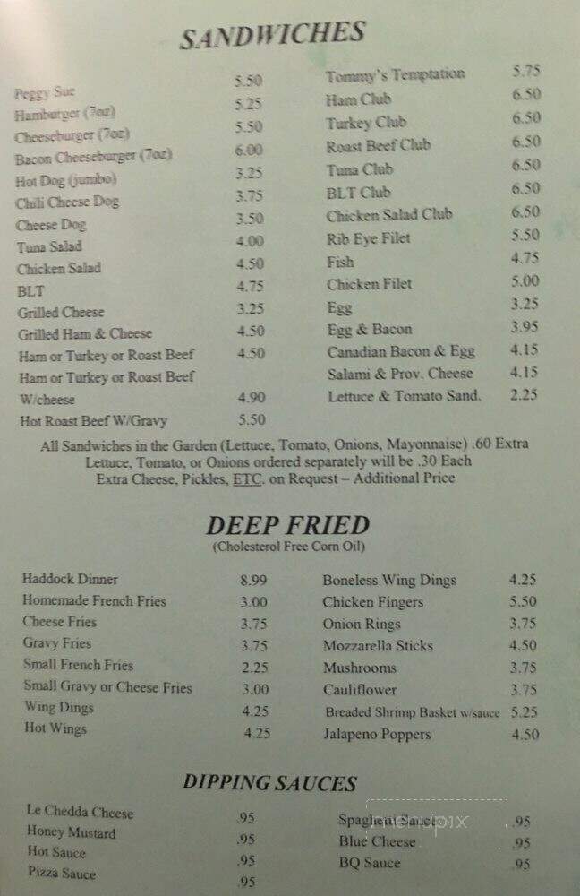 Shamrock Subs - Williamsport, PA menu_pic