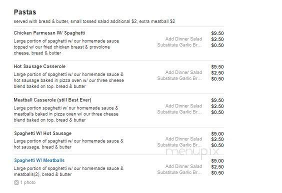 Trolley Stop Inn - Bethel Park, PA menu_pic