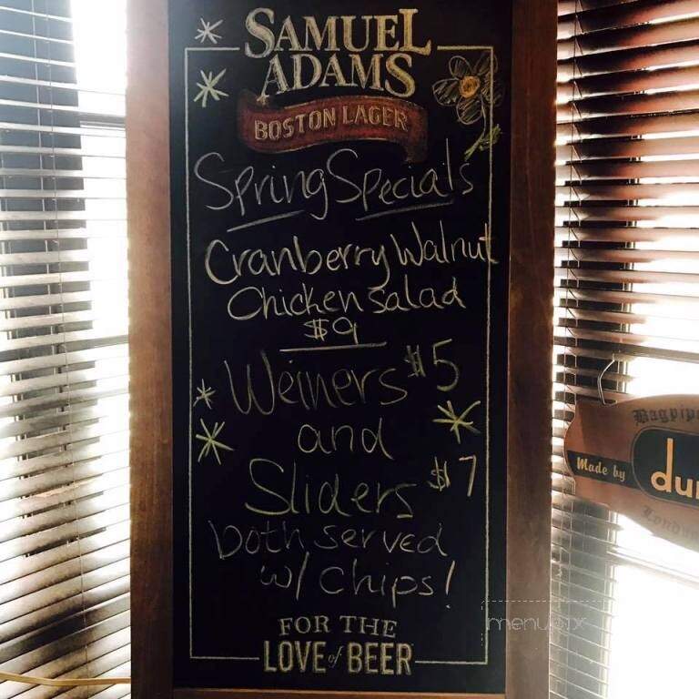 Tammany Hall Pub & Parlor - Providence, RI menu_pic