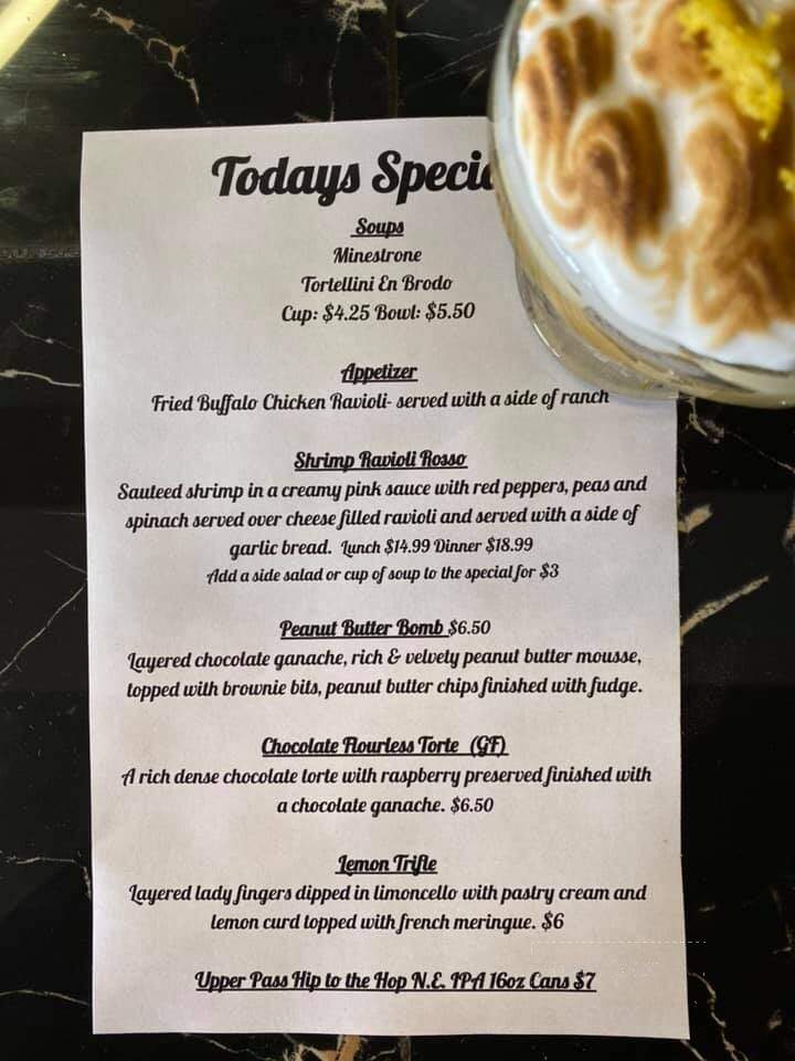 Mimmo's Pizza - Saint Albans, VT menu_pic