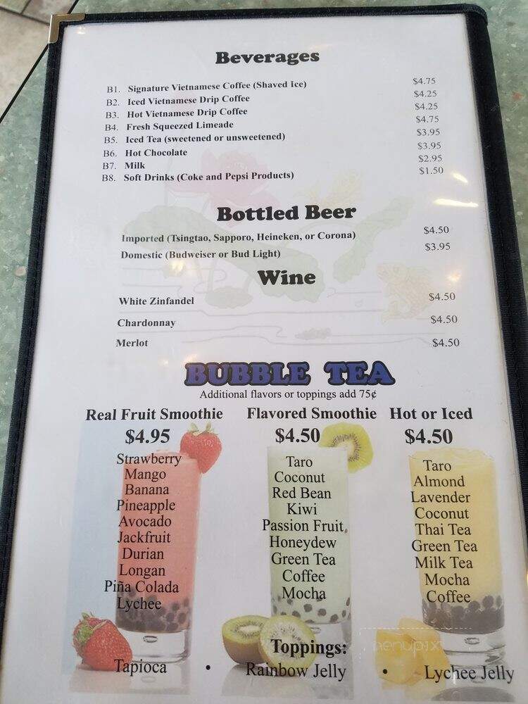 Janbo Cafe - Everett, WA menu_pic