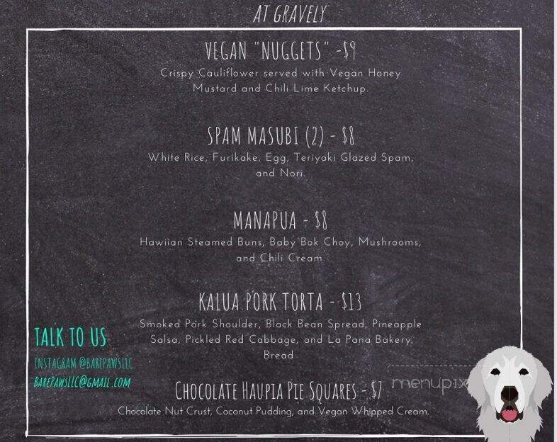 Gravely Brewing - Louisville, KY menu_pic