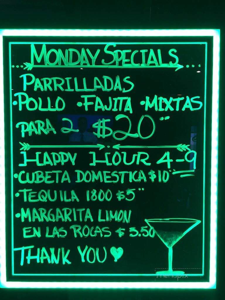 Don Chuchos Tacos y Tequilas - Brownsville, TX menu_pic