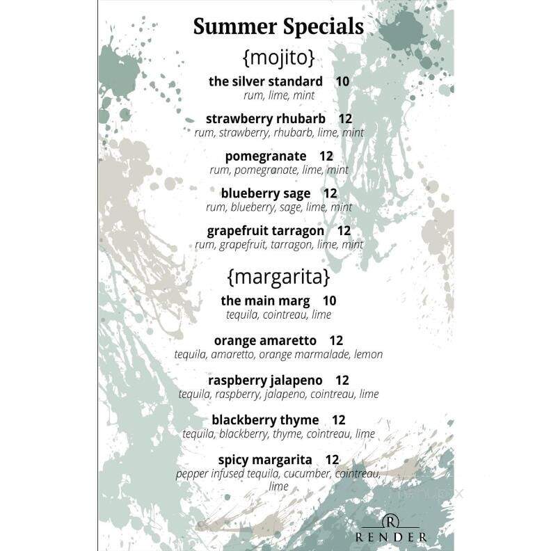 Render Kitchen & Bar - South Bend, IN menu_pic