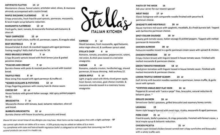Stella's Italian Kitchen - De Pere, WI