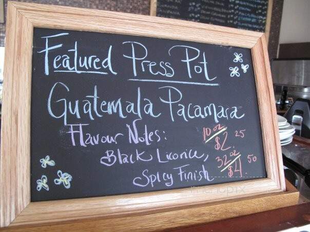 Java Blend - Halifax, NS menu_pic