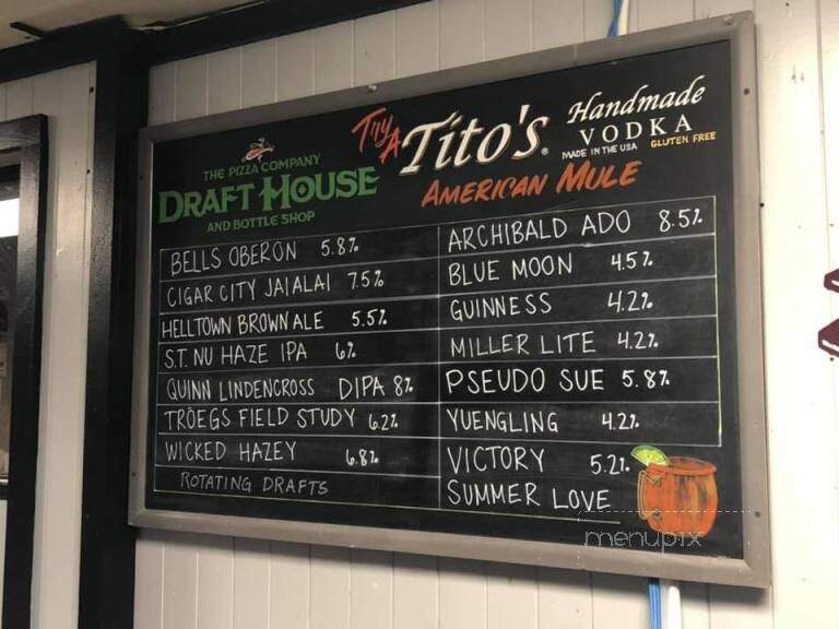 Draft House - Munhall, PA menu_pic