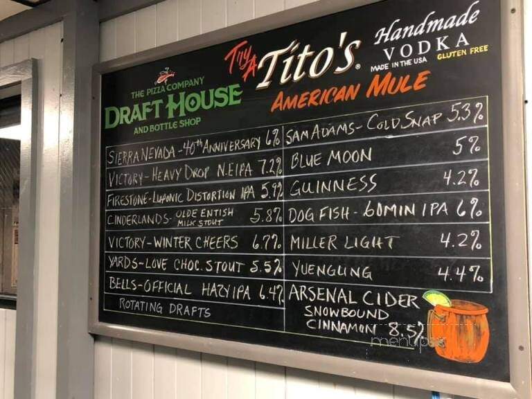 Draft House - Munhall, PA menu_pic