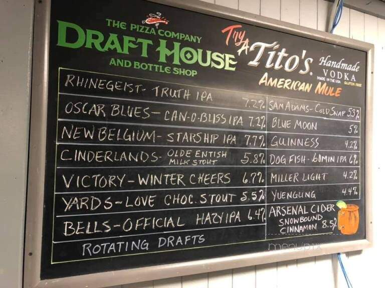 Draft House - Munhall, PA menu_pic